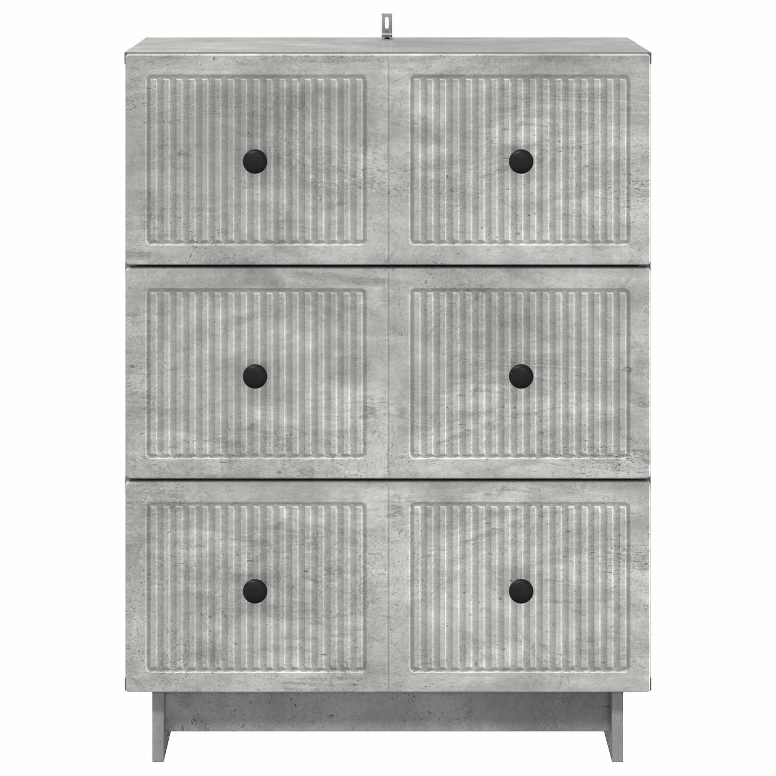 Ormar s ladicama Betonska siva 66 x 34,5 x 90 cm