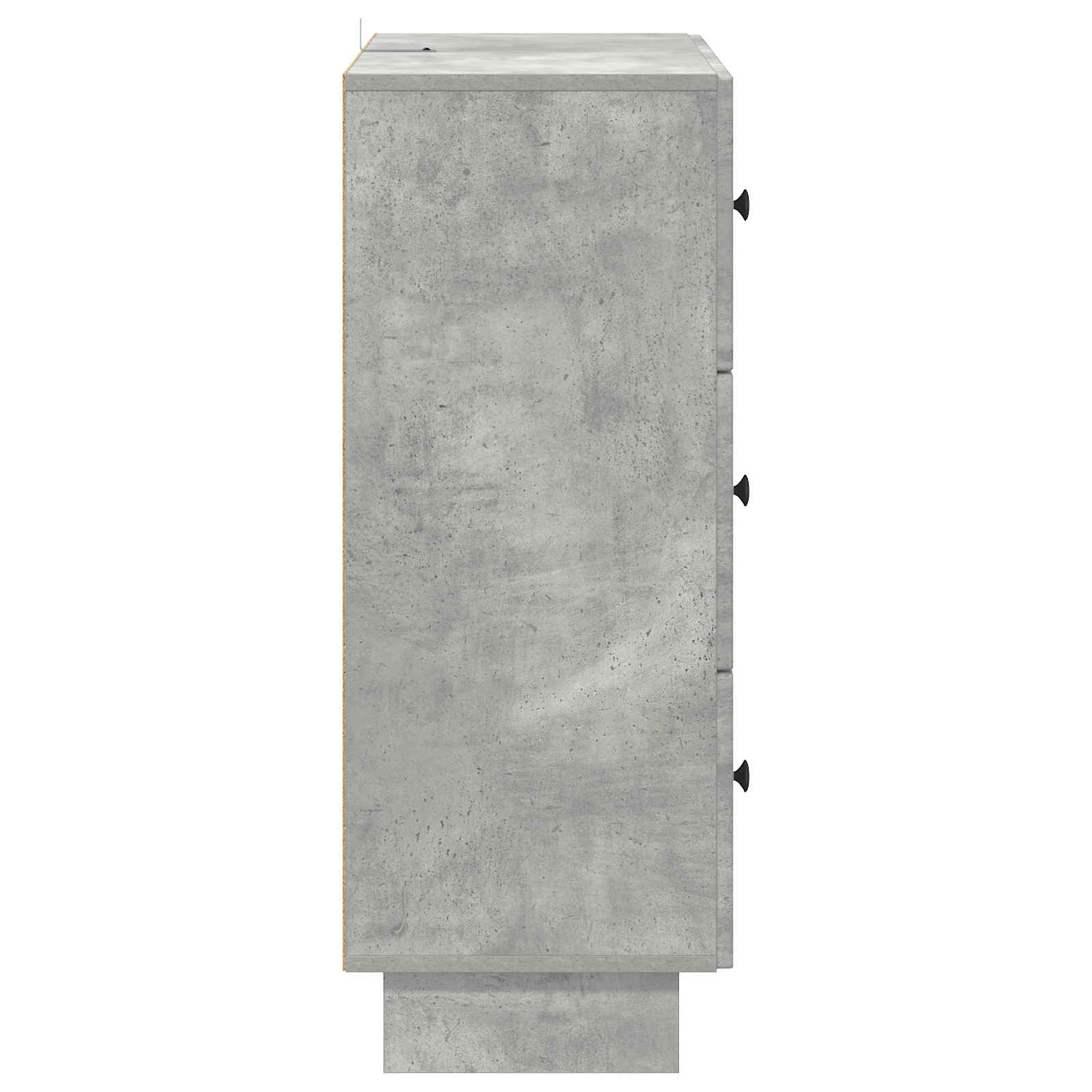 Ormar s ladicama Betonska siva 66 x 34,5 x 90 cm