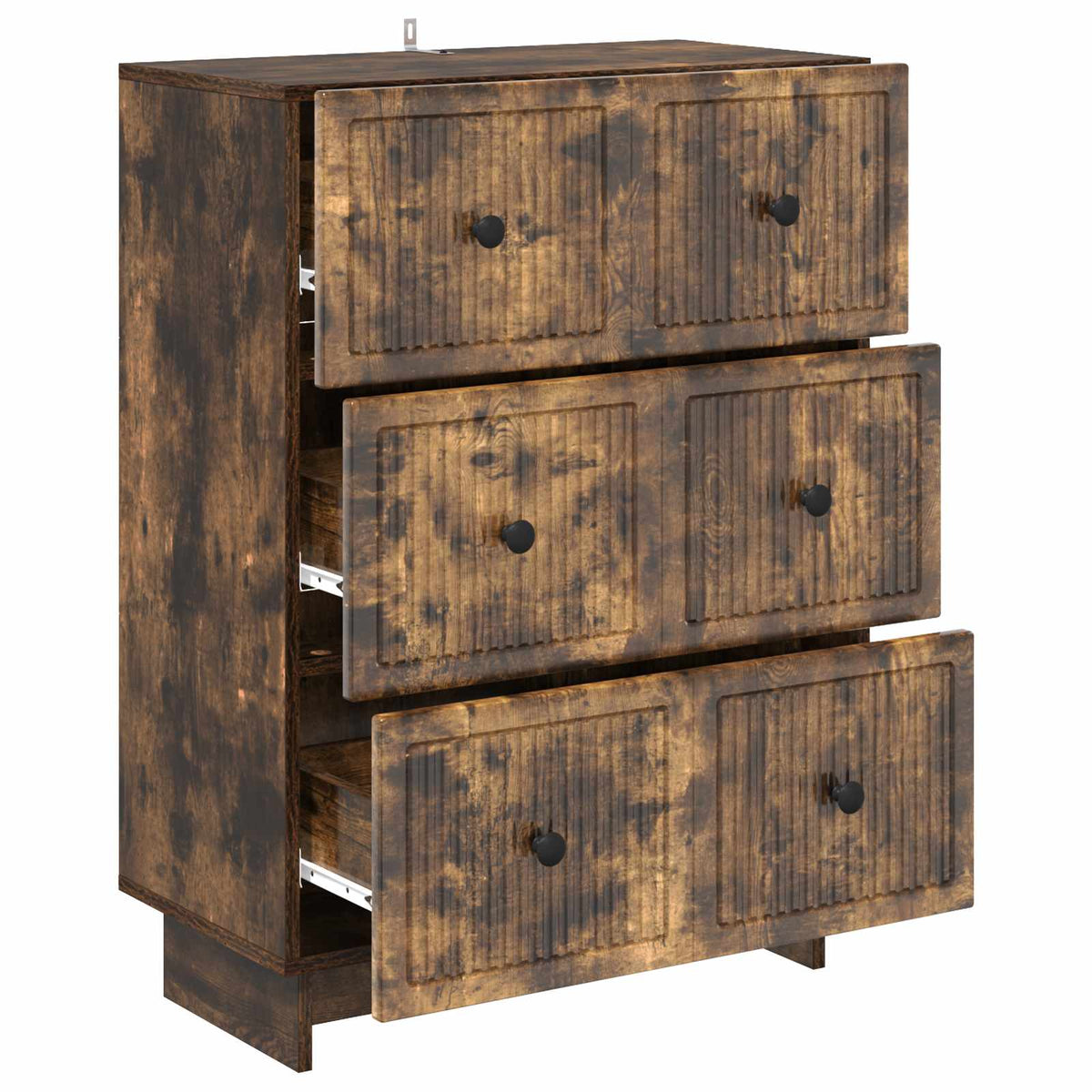 Ormar s ladicama Dimljeni hrast 66 x 34,5 x 90 cm