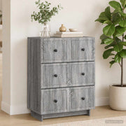 Ormar s ladicama Siva sonoma 66 x 34,5 x 90 cm