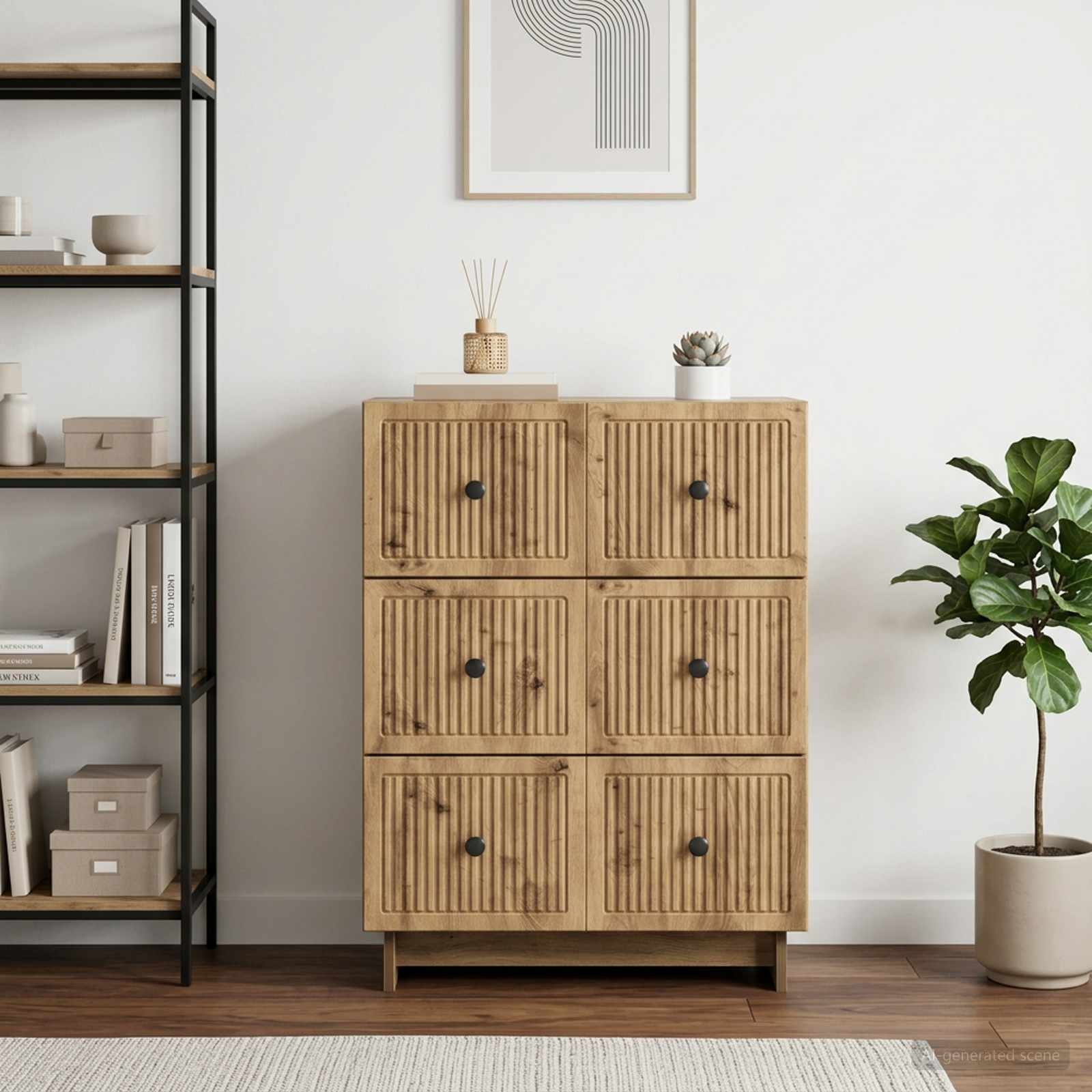 Ormar s ladicama 66 x 34,5 x 90 cm Konstruirano drvo
