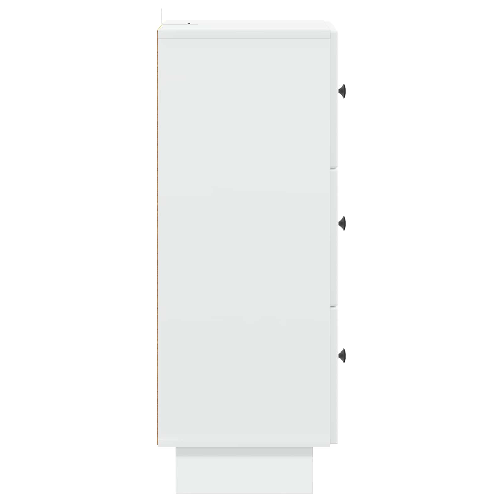 Ormar s ladicama Bijela 33 x 34,5 x 90 cm Konstruirano drvo