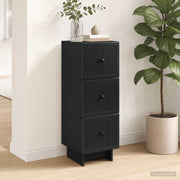 Ormar s ladicama Crna 33 x 34,5 x 90 cm Konstruirano drvo