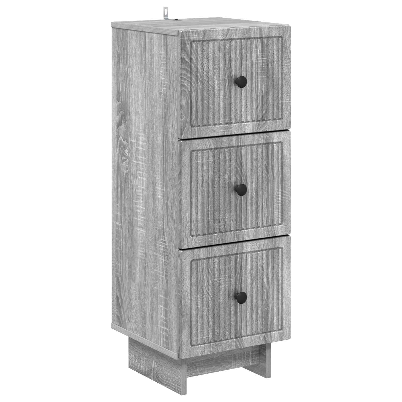 Ormar s ladicama Siva sonoma 33 x 34,5 x 90 cm