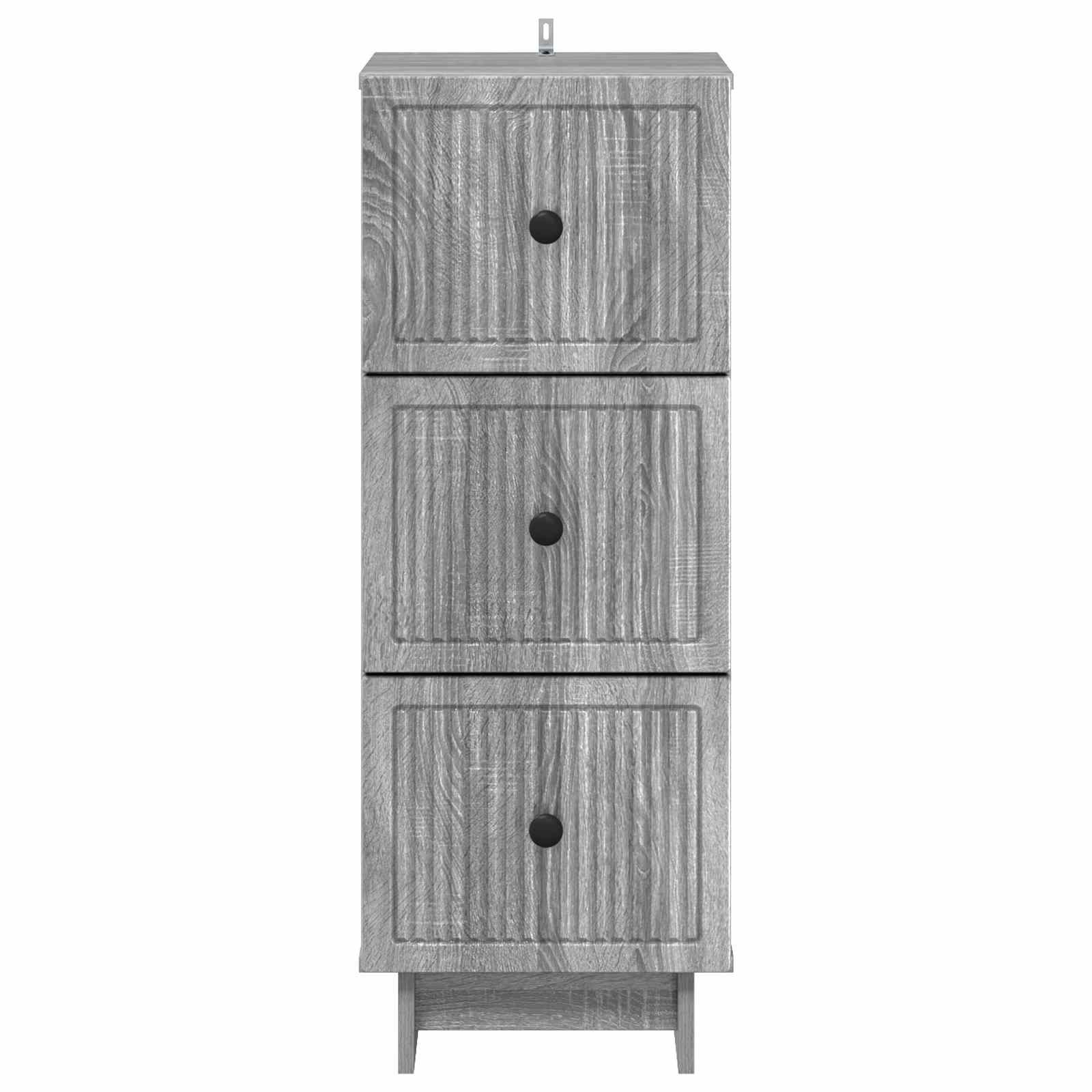 Ormar s ladicama Siva sonoma 33 x 34,5 x 90 cm