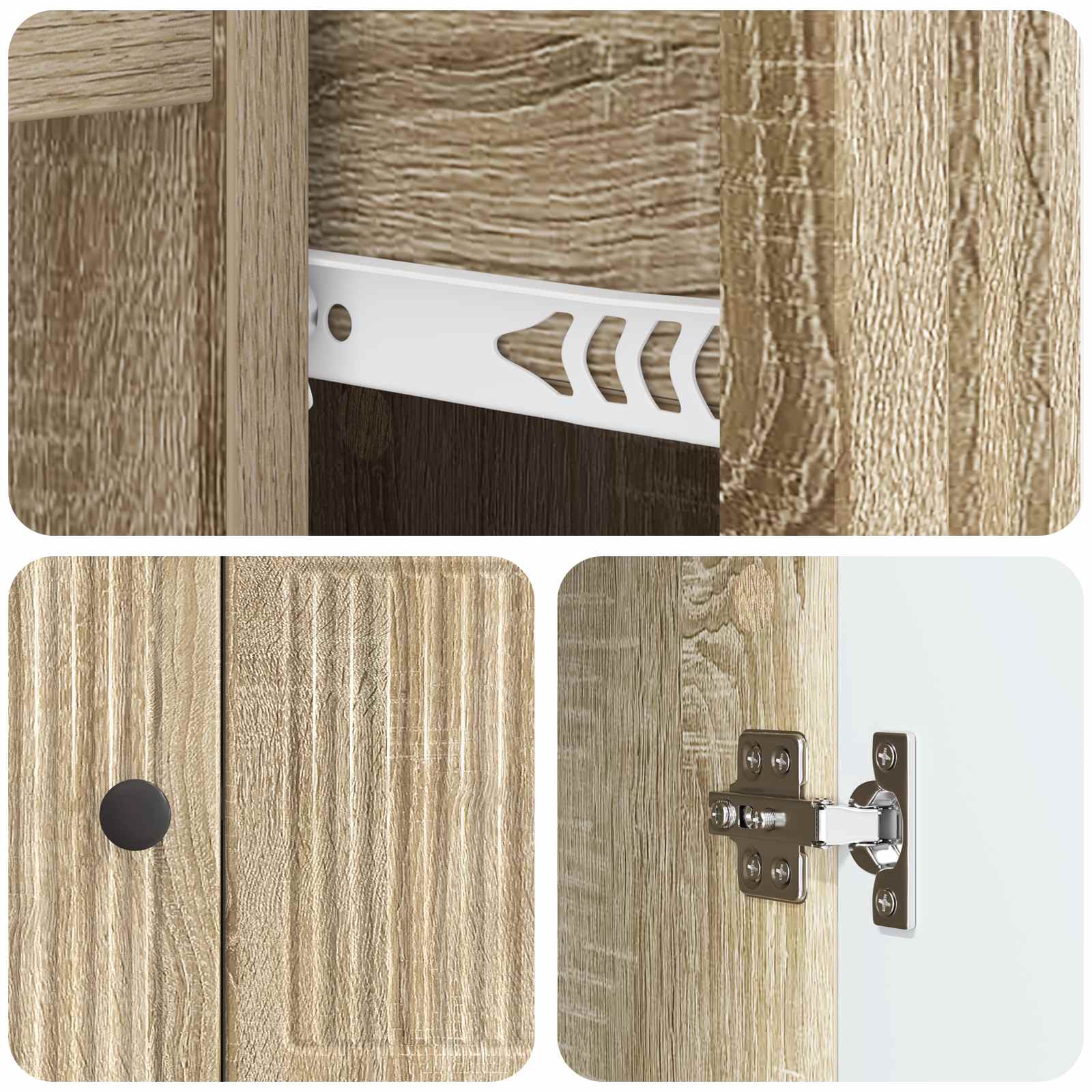 Kreveta Hrast sonoma 66 x 34,5 x 90 cm Konstruirano drvo
