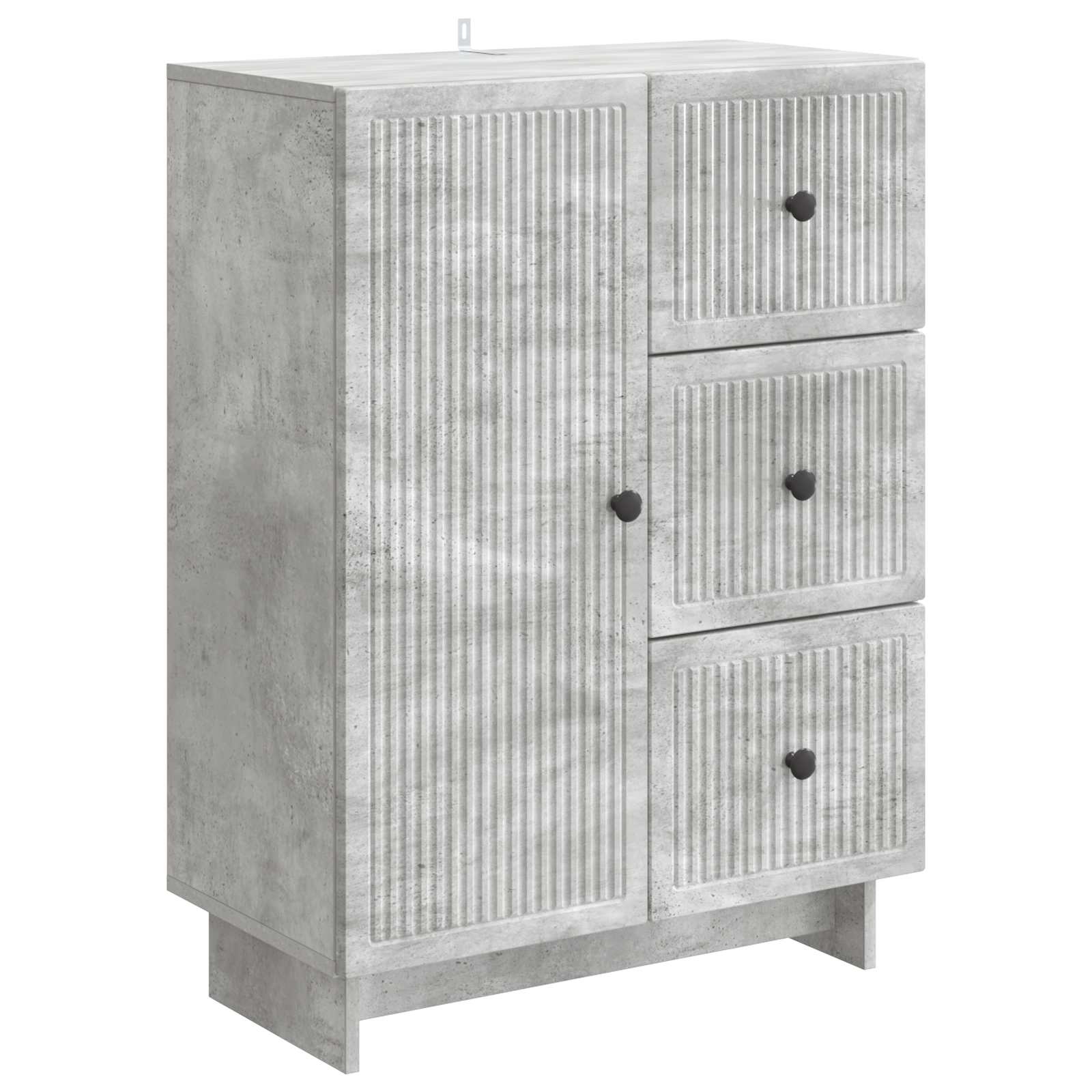 Kreveta Betonska siva 66 x 34,5 x 90 cm Konstruirano drvo
