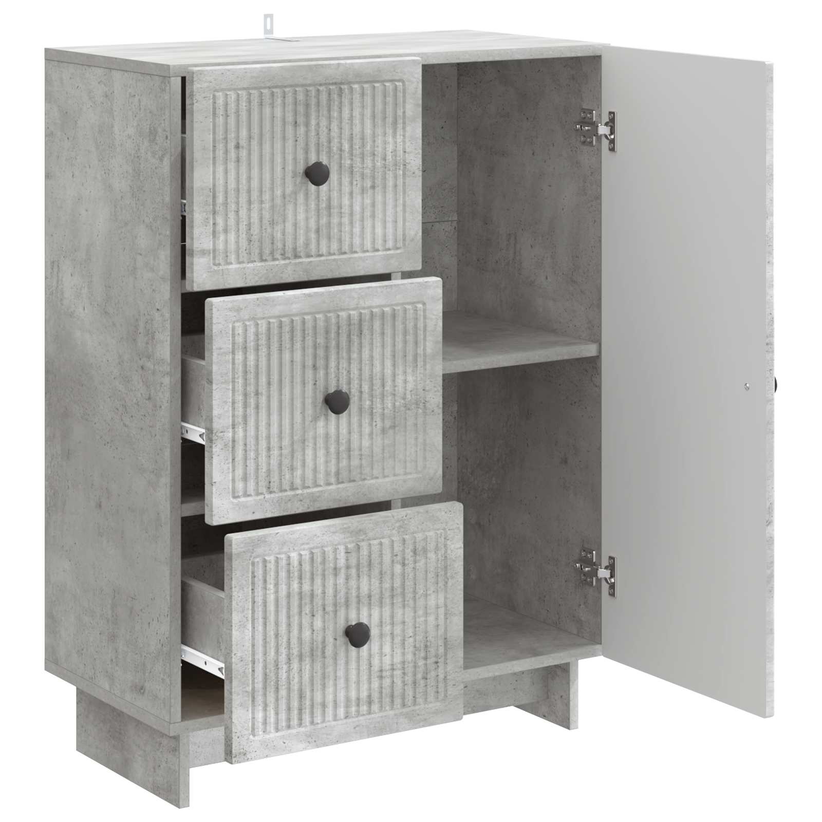 Kreveta Betonska siva 66 x 34,5 x 90 cm Konstruirano drvo