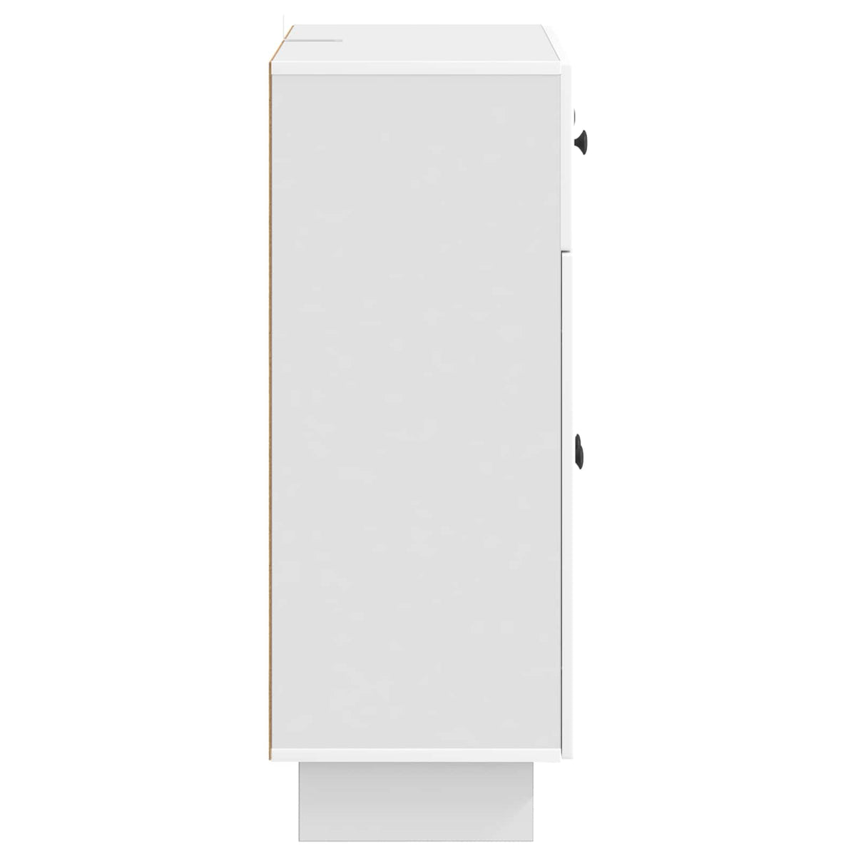 Kreveta s ladicama Bijela visokog sjaja 66 x 34,5 x 90 cm