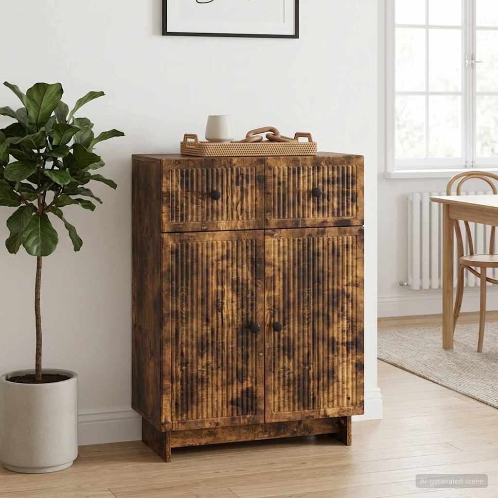 Kreveta Dimljeni hrast 66 x 34,5 x 90 cm Konstruirano drvo