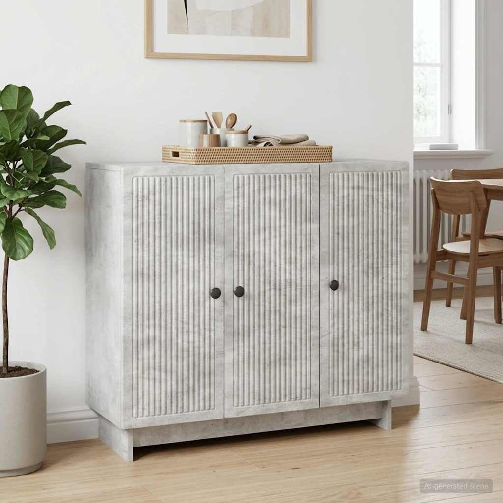 Kreveta Betonska siva 89 x 34,5 x 80 cm Konstruirano drvo