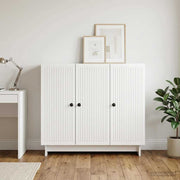 Kreveta Bijela visokog sjaja 89 x 34,5 x 80 cm