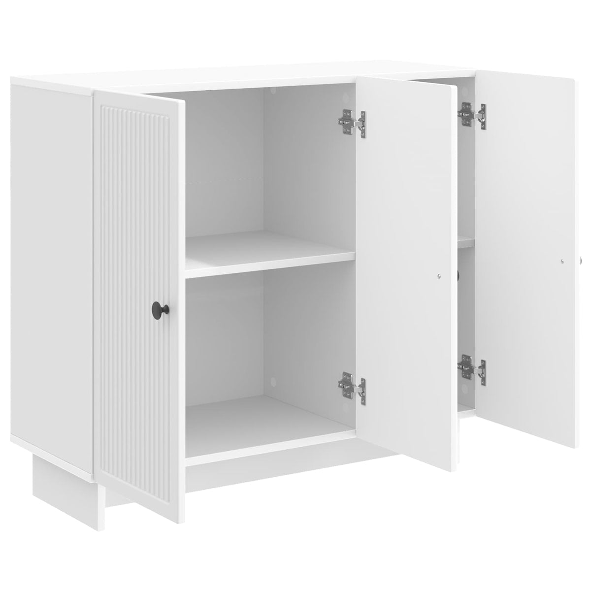 Kreveta Bijela visokog sjaja 89 x 34,5 x 80 cm