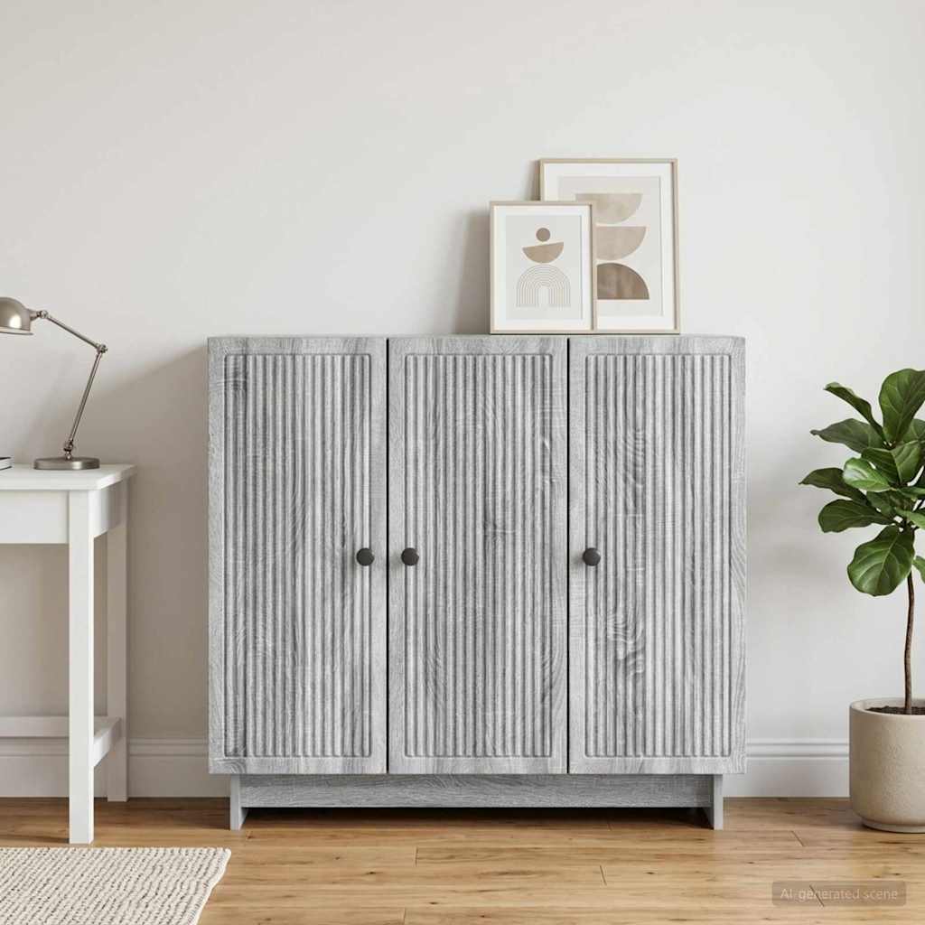 Kreveta Siva sonoma 89 x 34,5 x 80 cm Konstruirano drvo