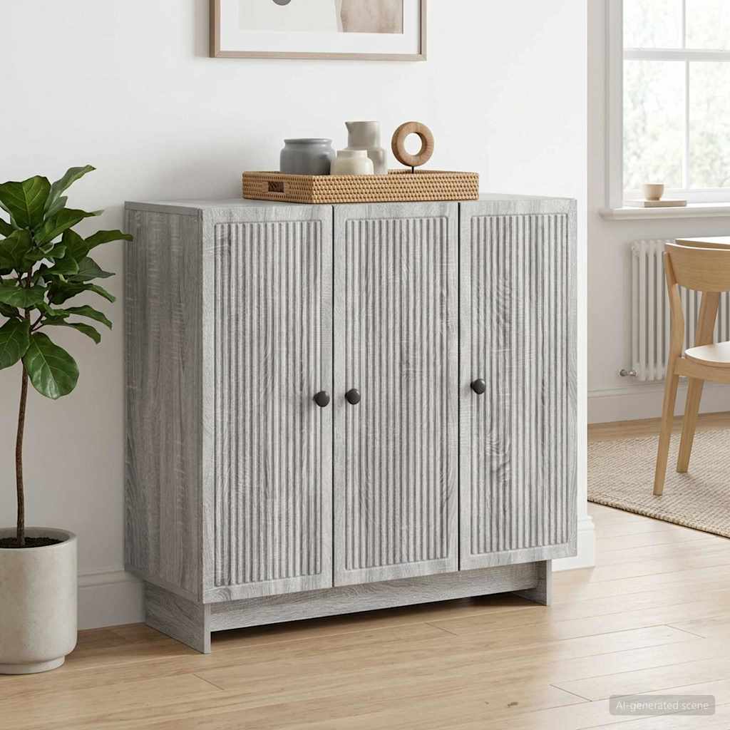 Kreveta Siva sonoma 89 x 34,5 x 80 cm Konstruirano drvo