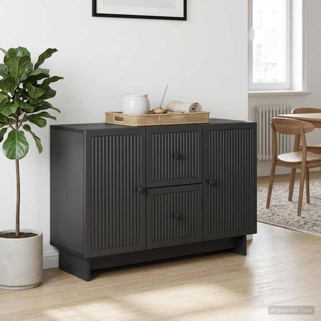 Kreveta s ladicama Crna 89 x 34,5 x 60 cm Konstruirano drvo