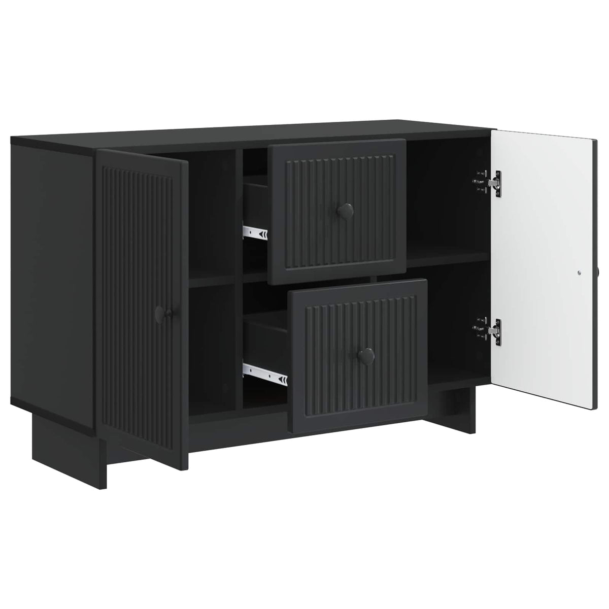 Kreveta s ladicama Crna 89 x 34,5 x 60 cm Konstruirano drvo