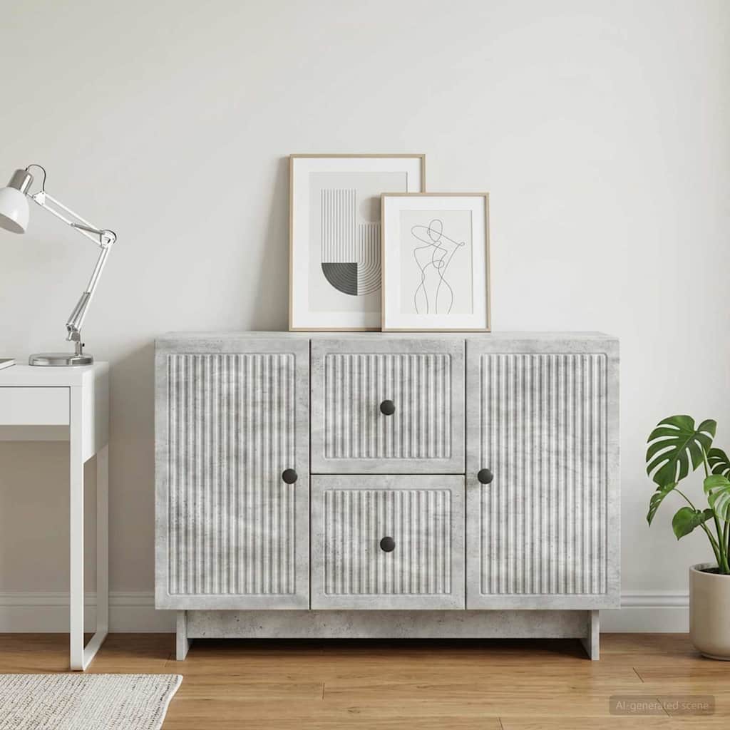 Kreveta Betonska siva 89 x 34,5 x 60 cm Konstruirano drvo