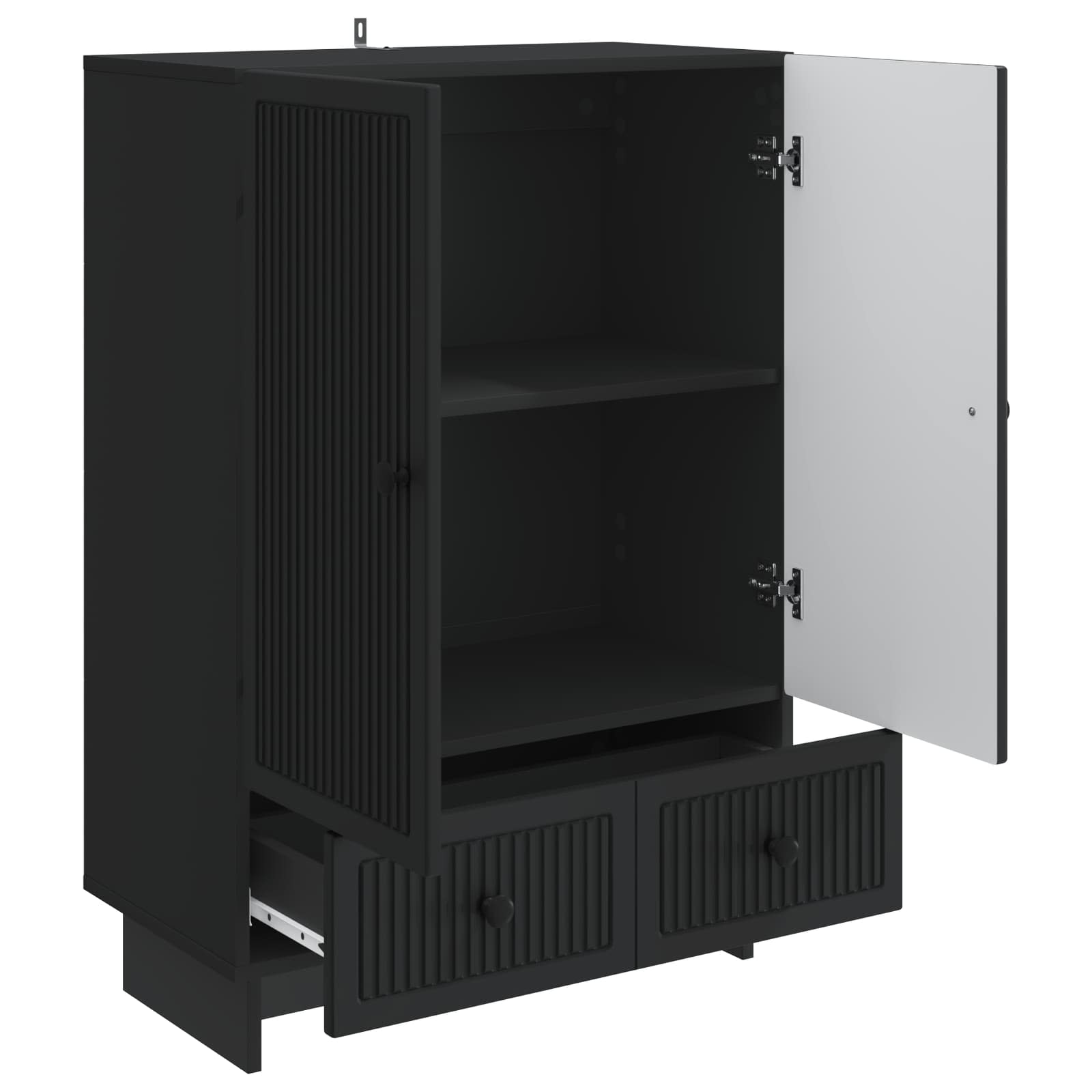 Kreveta Crna 66 x 34,5 x 95 cm Konstrukcijsko drvo