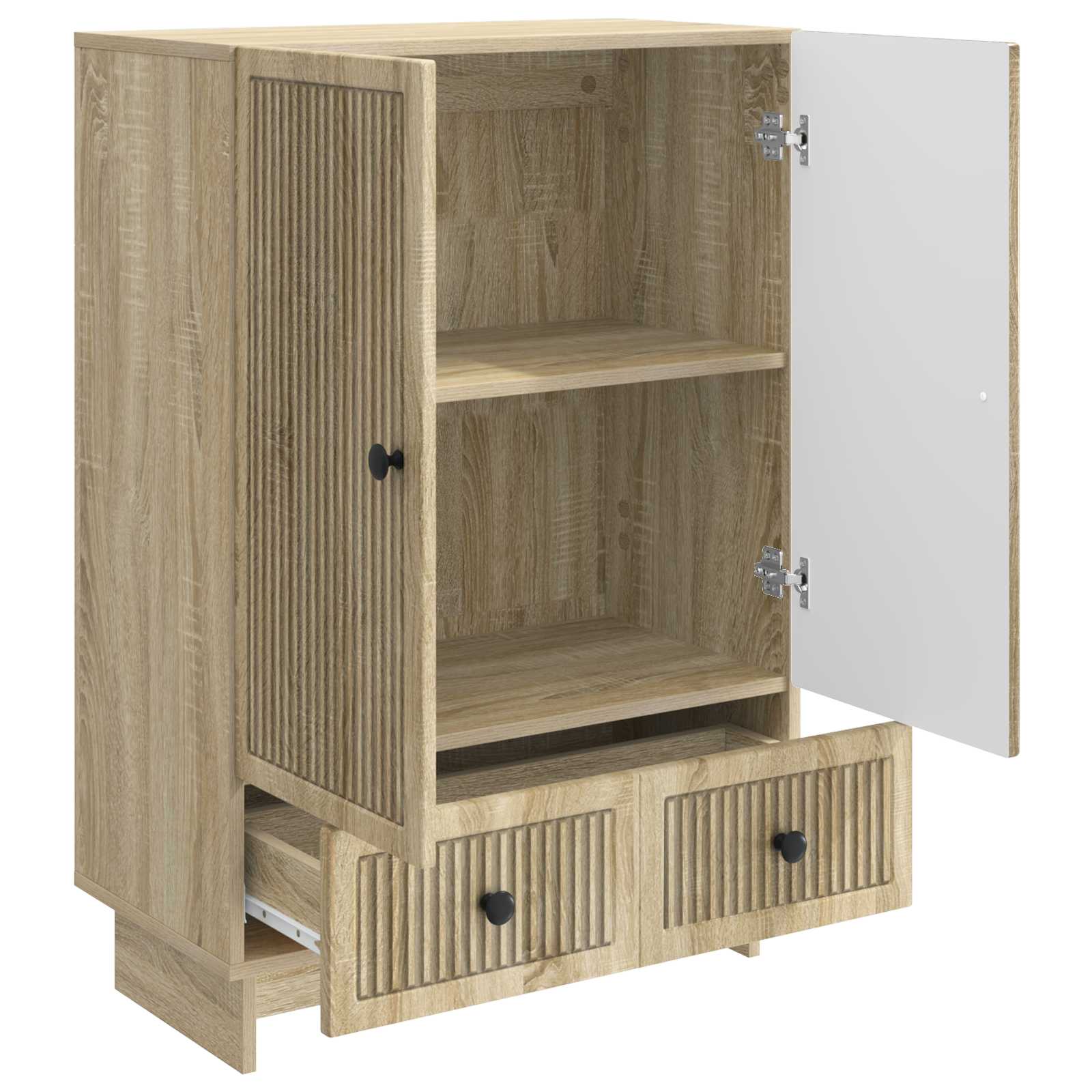 Kreveta Sonoma hrast 66 x 34,5 x 95 cm Konstrukcijsko drvo