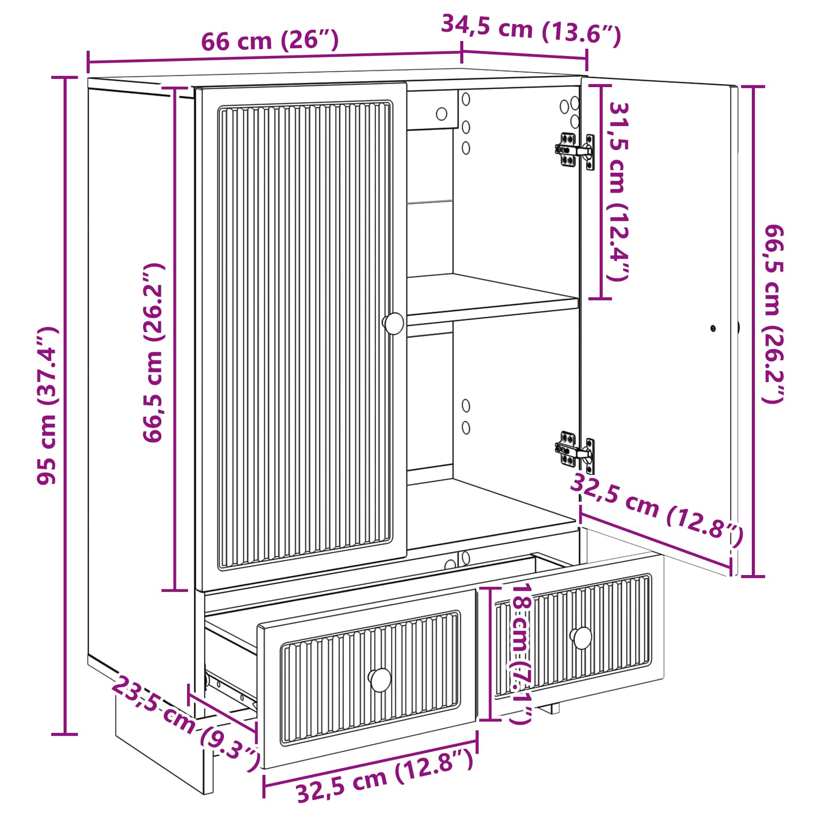 Kreveta Sonoma hrast 66 x 34,5 x 95 cm Konstrukcijsko drvo
