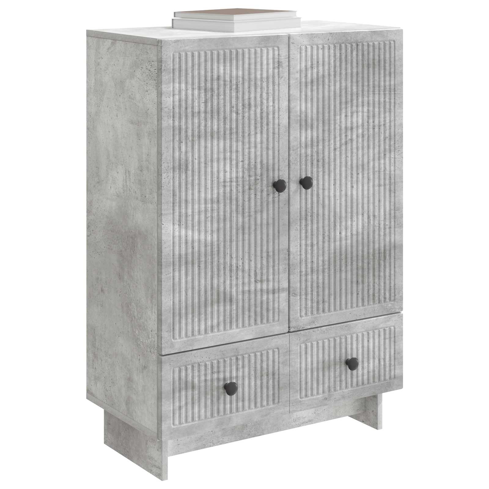 Kreveta Betonsko Siva 66 x 34,5 x 95 cm Konstrukcijsko drvo