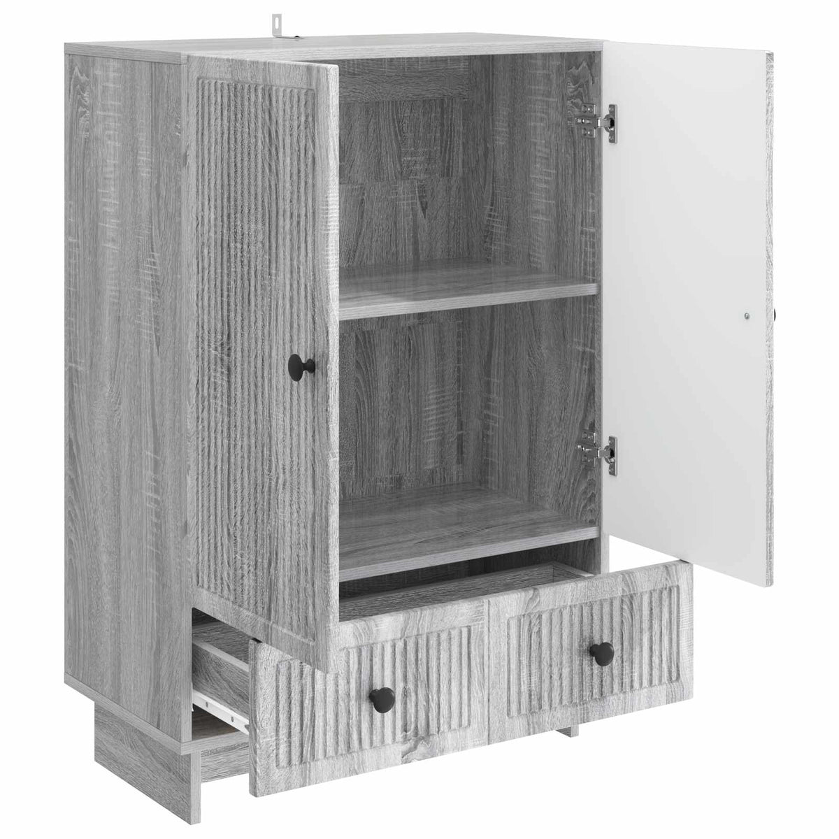 Kreveta Sivi Sonoma 66 x 34,5 x 95 cm Konstrukcijsko drvo