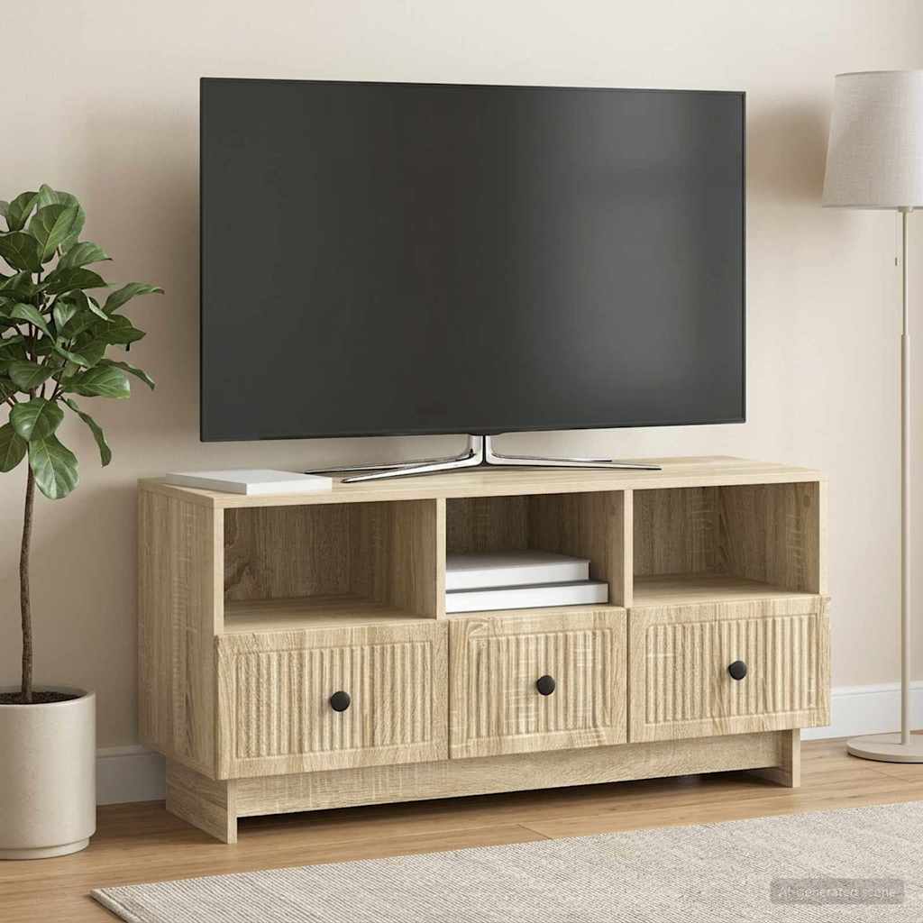 TV ormar Hrast sonoma 102 x 34,5 x 50 cm Konstruirano drvo