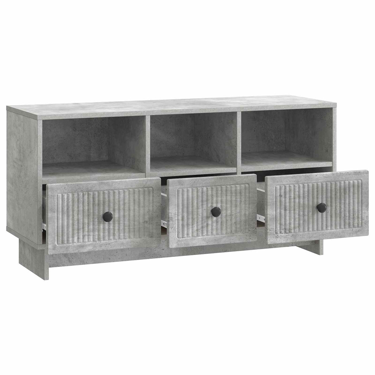 TV ormar Betonska siva 102 x 34,5 x 50 cm Konstruirano drvo