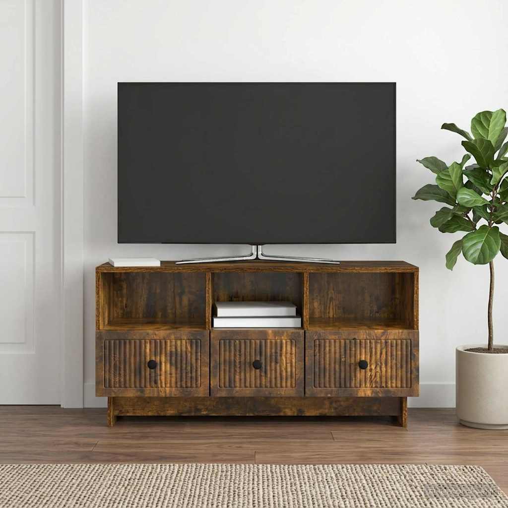 TV ormar Dimljeni hrast 102 x 34,5 x 50 cm Konstruirano drvo