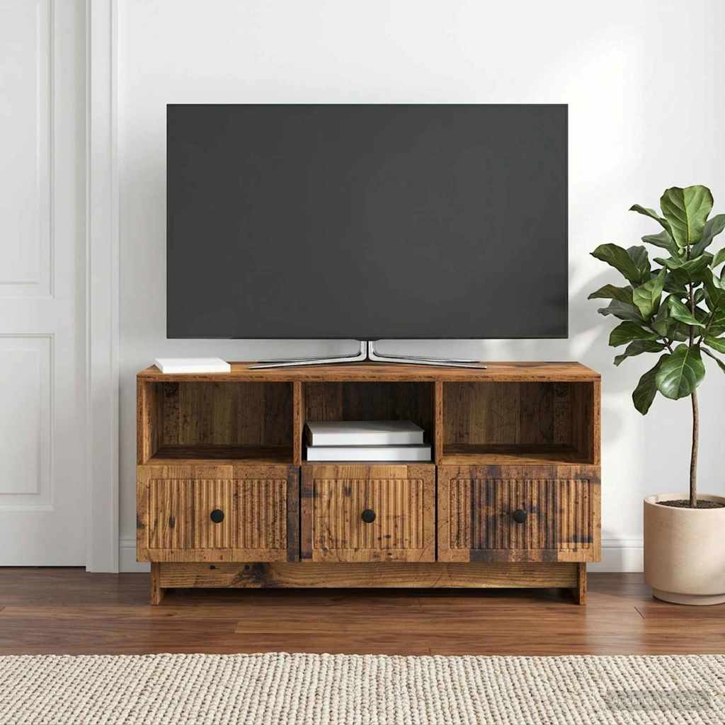TV ormar Staro drvo 102 x 34,5 x 50 cm Konstruirano drvo