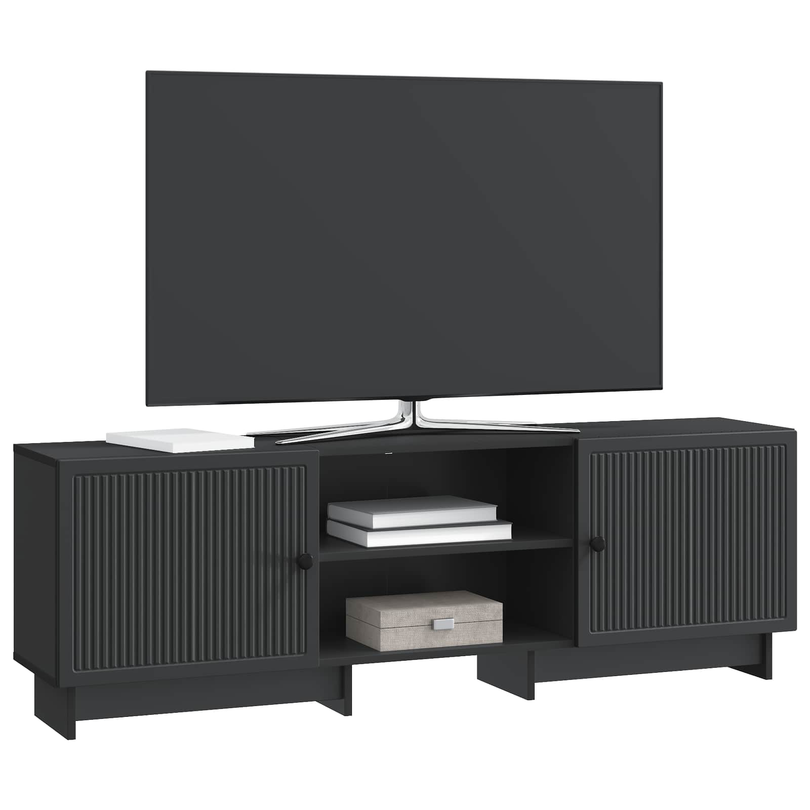 TV ormar Crna 150 x 31 x 50 cm Konstrukcijsko drvo