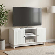TV ormar 102 x 34,5 x 50 cm Bijela Konstruirano drvo