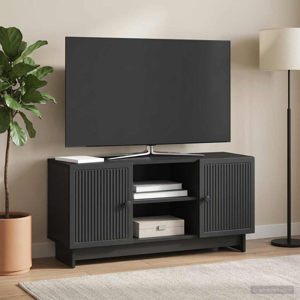 TV ormar 102 x 34,5 x 50 cm Crna Konstruirano drvo