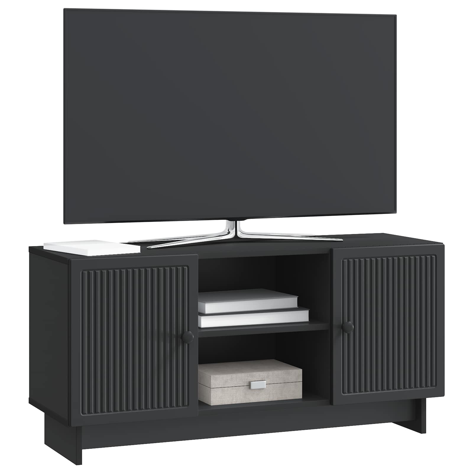 TV ormar 102 x 34,5 x 50 cm Crna Konstruirano drvo