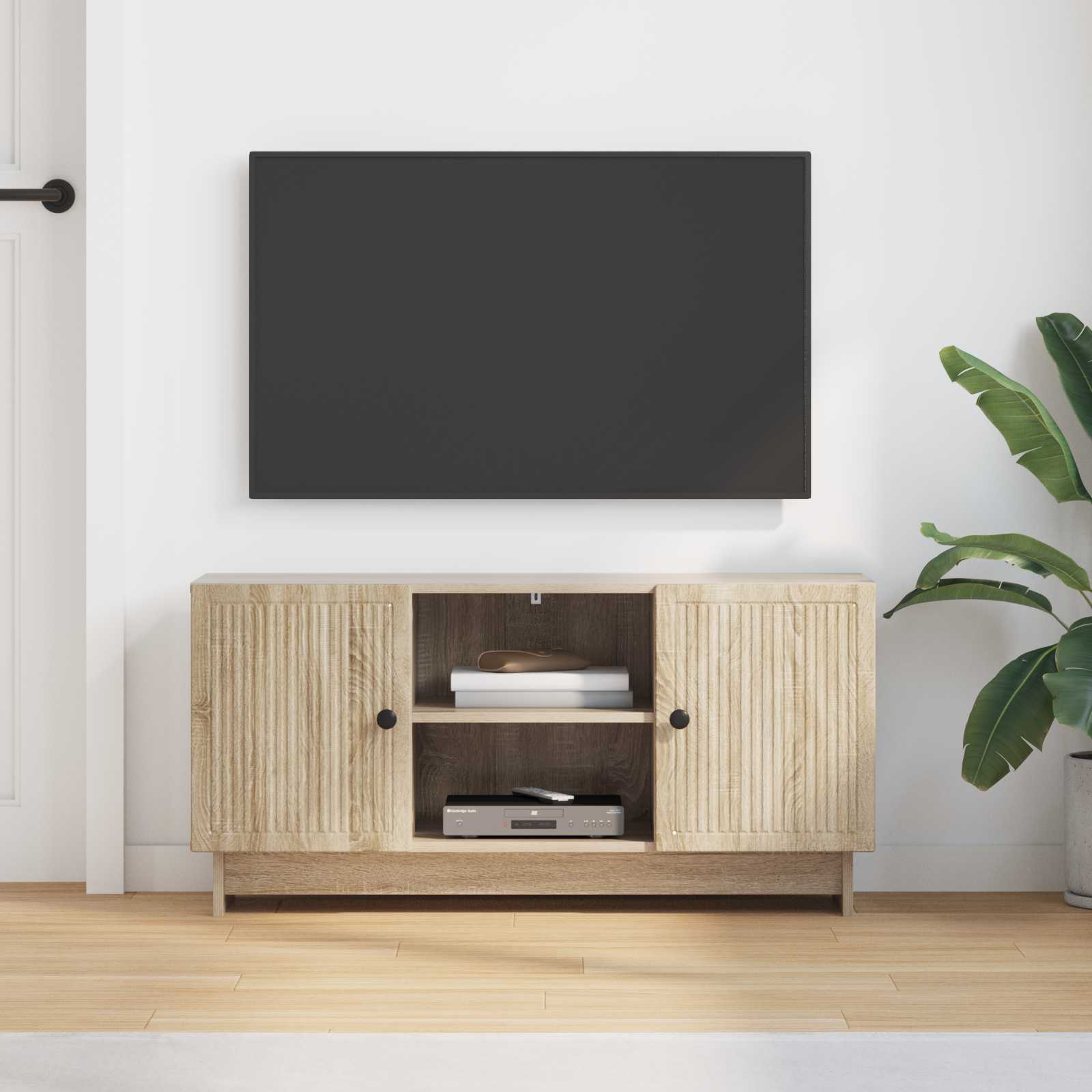 TV ormar 102 x 34,5 x 50 cm Hrast sonoma Konstruirano drvo