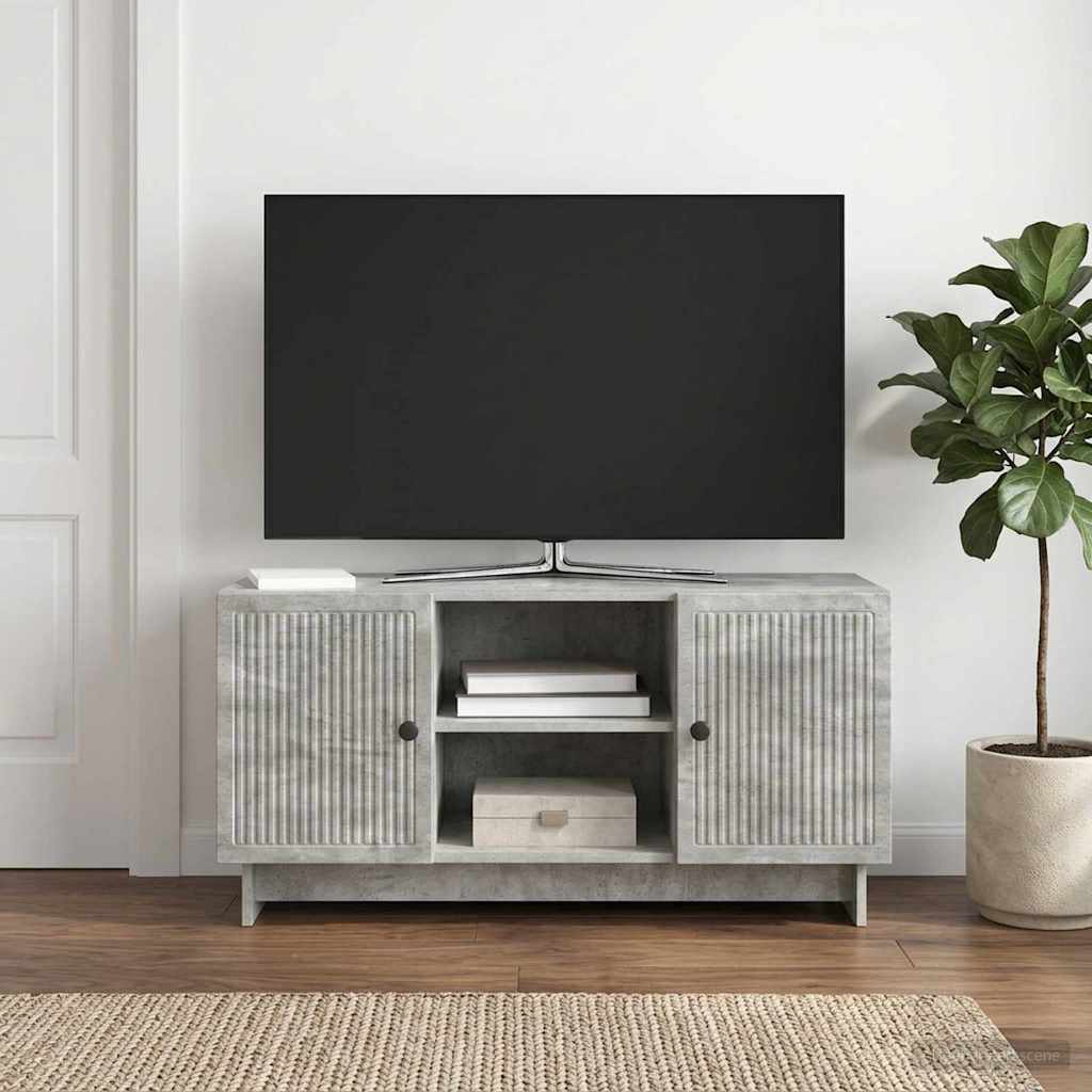 TV ormar 102 x 34,5 x 50 cm Betonska siva Konstruirano drvo