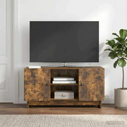 TV ormar 102 x 34,5 x 50 cm Dimljeni hrast Konstruirano drvo