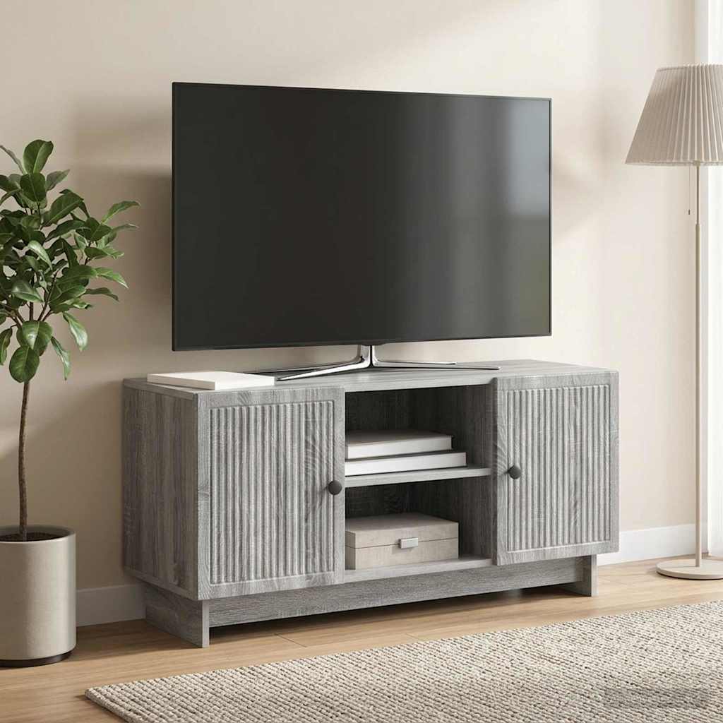 TV ormar 102 x 34,5 x 50 cm Siva Sonoma Konstruirano drvo