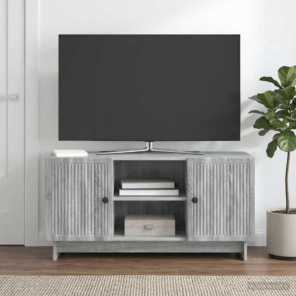 TV ormar 102 x 34,5 x 50 cm Siva Sonoma Konstruirano drvo