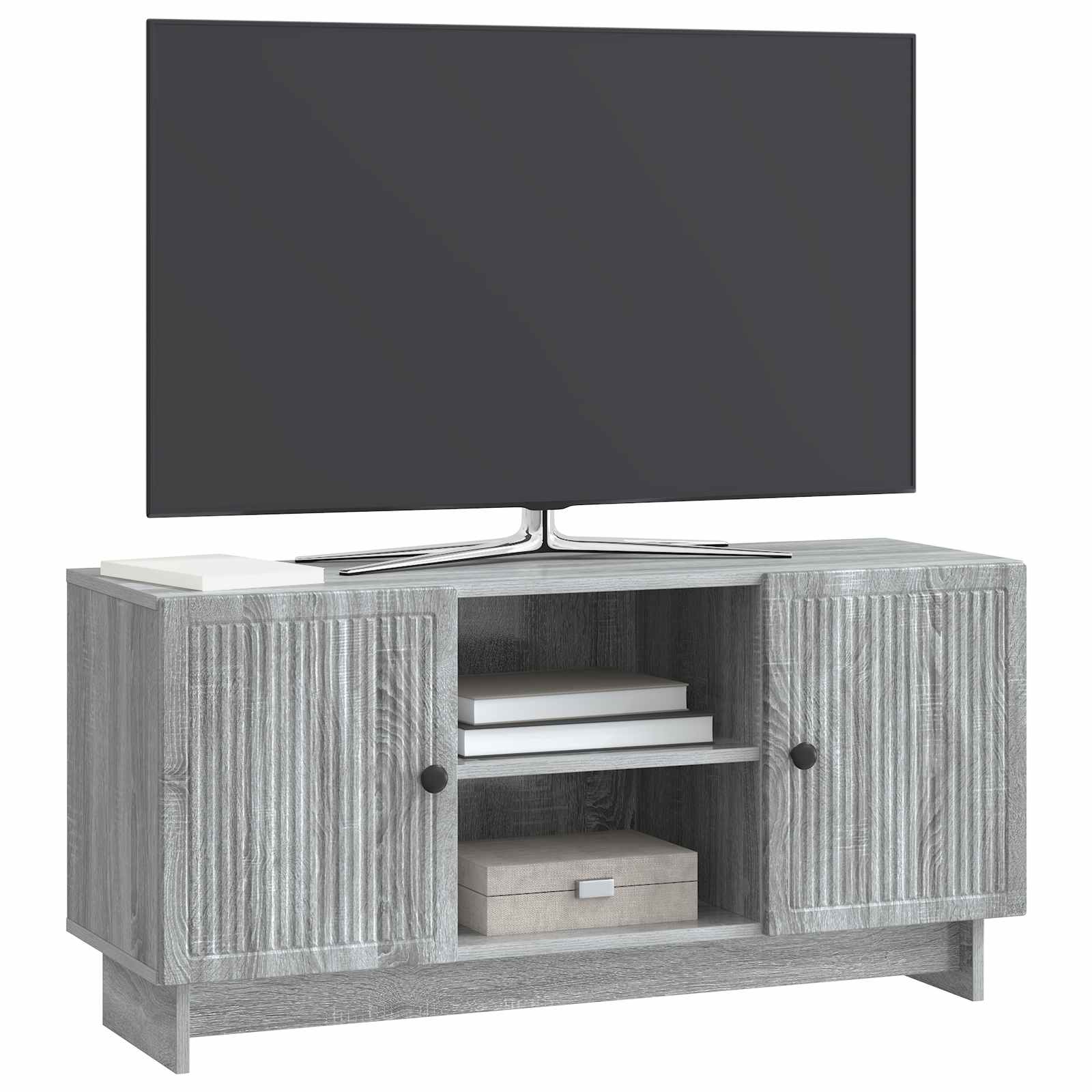 TV ormar 102 x 34,5 x 50 cm Siva Sonoma Konstruirano drvo
