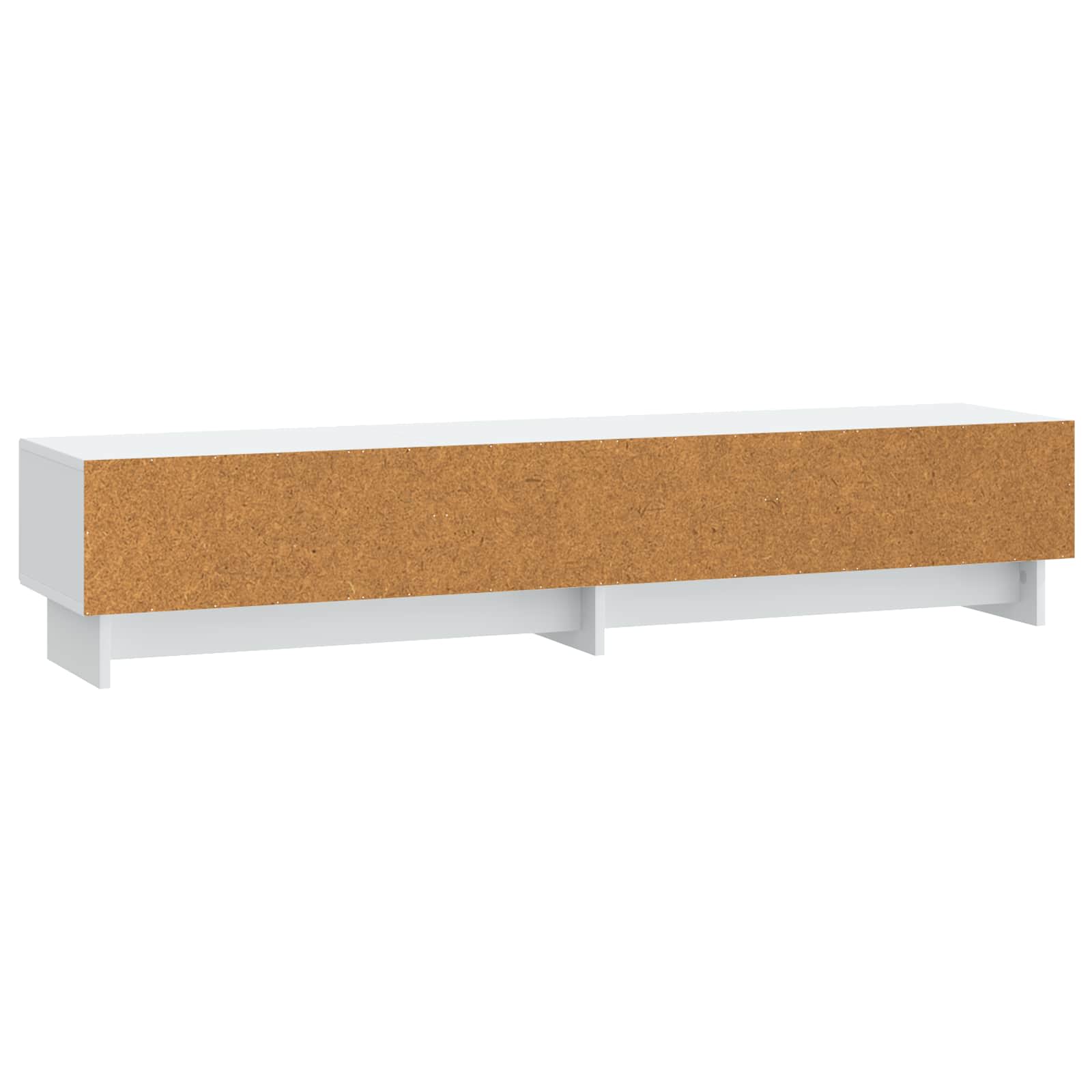 TV ormar s ladicama Bijela 147 x 34,5 x 30 cm Konstruirano drvo