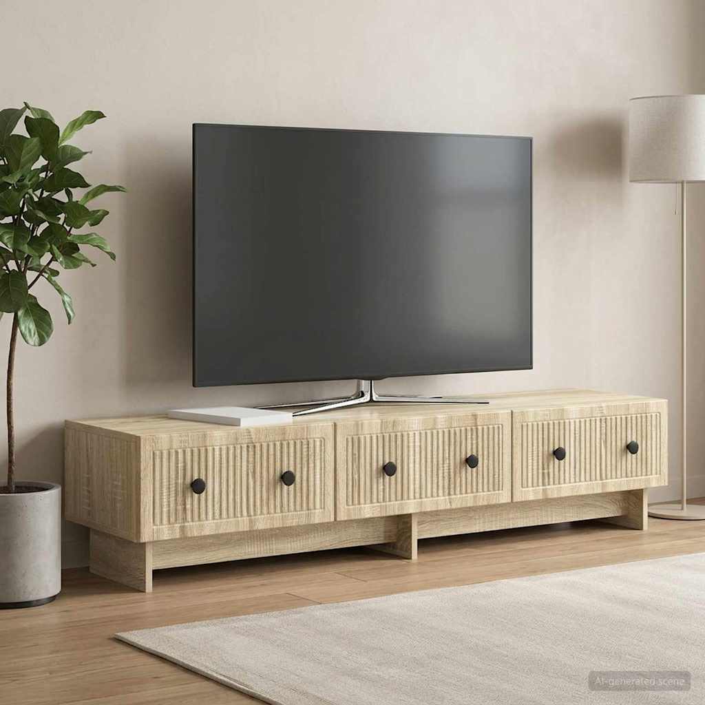 TV ormar Hrast sonoma 147 x 34,5 x 30 cm Konstruirano drvo
