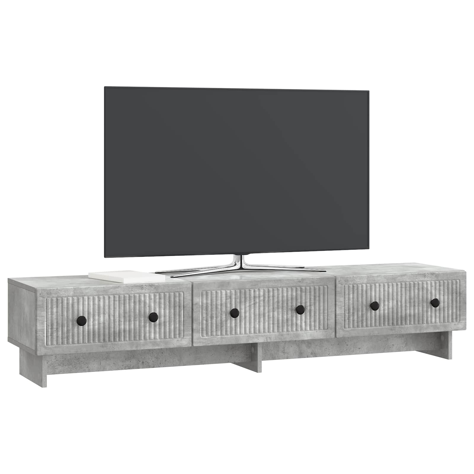 TV ormar Betonska siva 147 x 34,5 x 30 cm Konstruirano drvo