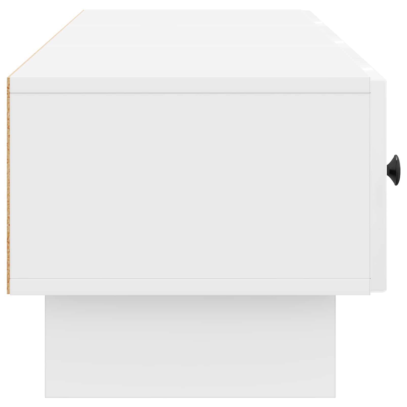 TV ormar s ladicama Bijela visokog sjaja 147 x 34,5 x 30 cm