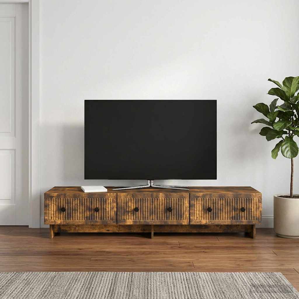 TV ormar Dimljeni hrast 147 x 34,5 x 30 cm Konstruirano drvo