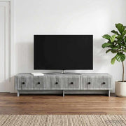 TV ormar Siva sonoma 147 x 34,5 x 30 cm Konstruirano drvo