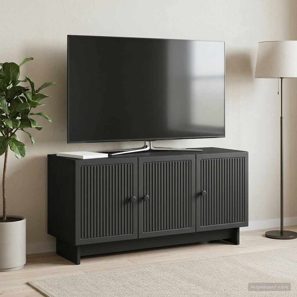 TV ormar Crna 99 x 34,5 x 50 cm Konstruirano drvo