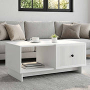 Kava Stol Bijela 90 x 50 x 40 cm Konstruirano drvo