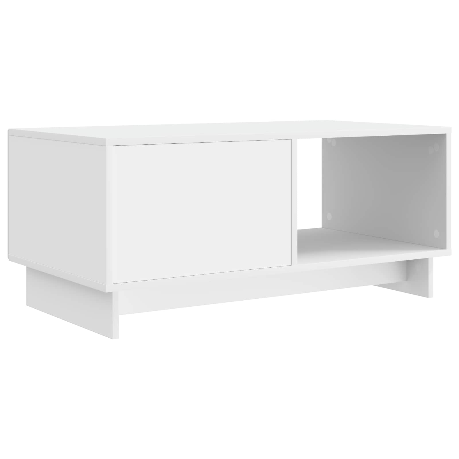 Kava Stol Bijela 90 x 50 x 40 cm Konstruirano drvo